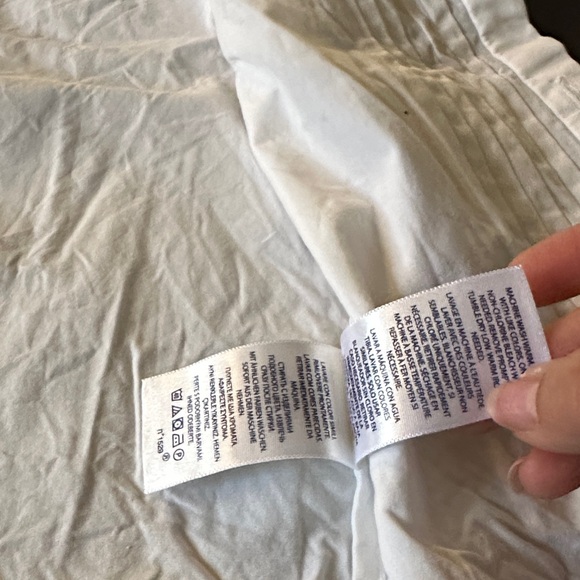 Polo by Ralph Lauren Classic White Button Down Shirt blouse size 5 girls - Picture 4 of 5